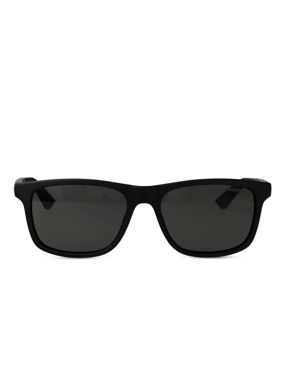 Montblanc rectangle logo sunglasses | Black | Image 1