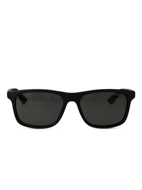 Montblanc lentes de sol rectangulares con logo