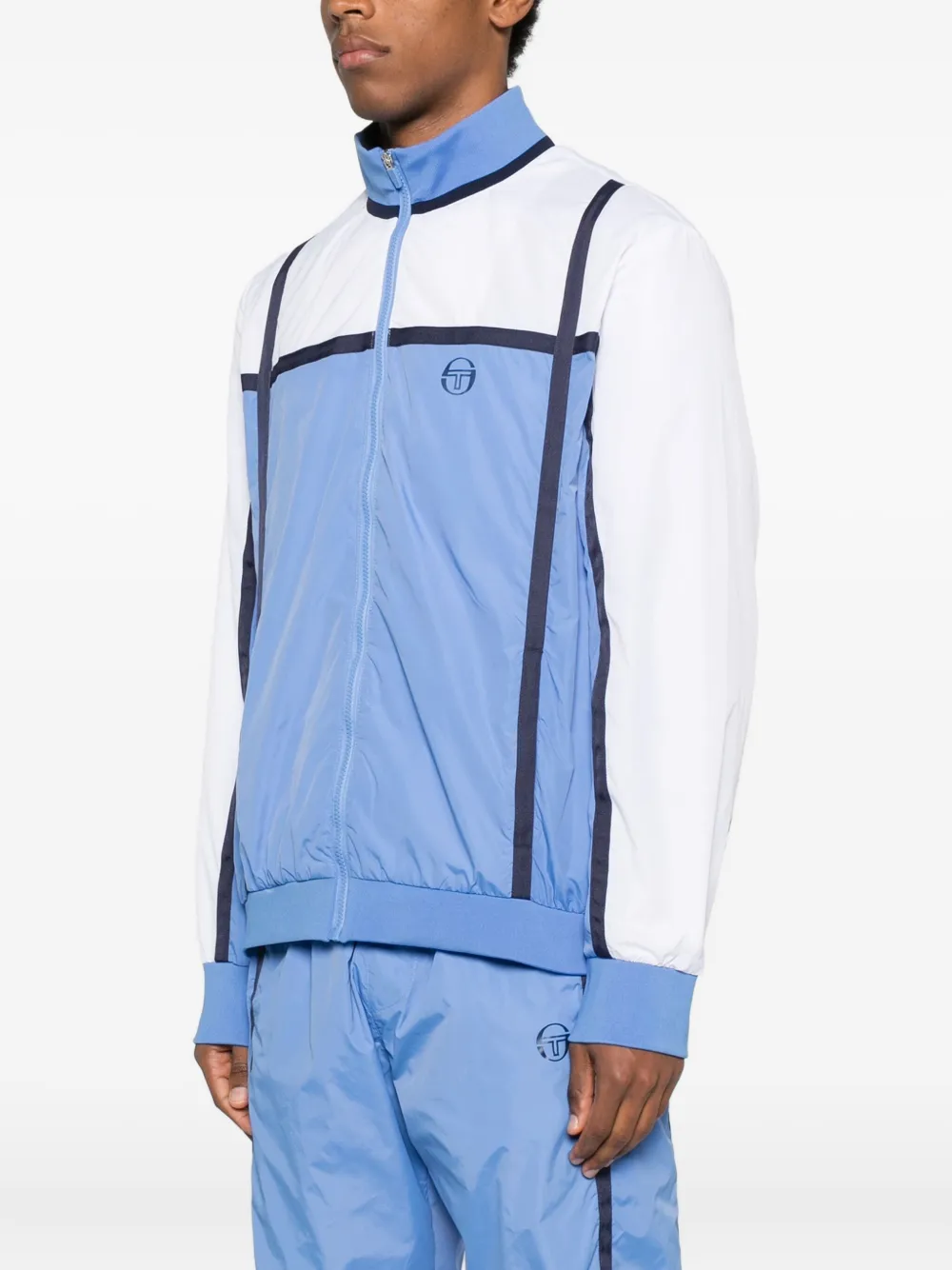 Sergio Tacchini Campo Court Zip Jacket In Blue