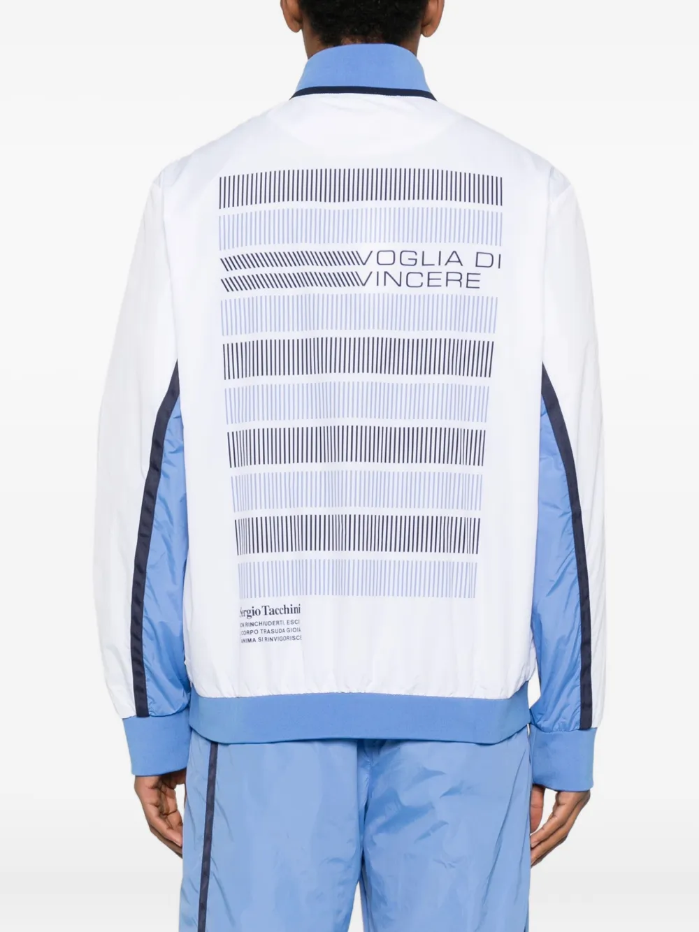 Sergio Tacchini Campo Court Zip Jacket In Blue