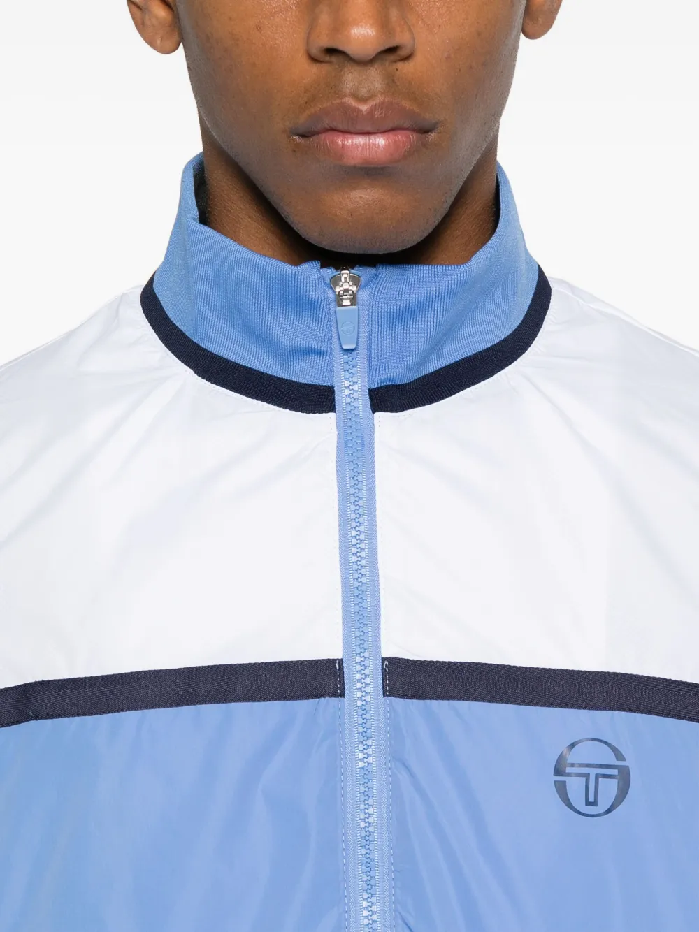 Sergio Tacchini Campo Court Zip Jacket In Blue
