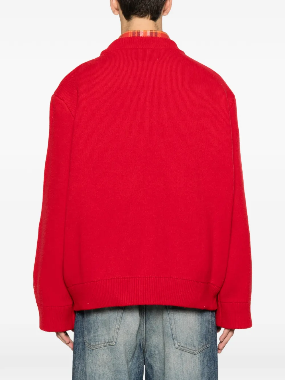 Lc23 Round Collar Sweater Clothing In Red