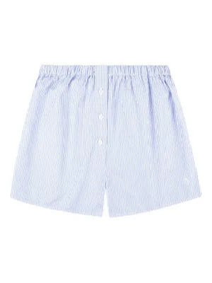 Off-White ストライプ ショートパンツ | ブルー | FARFETCH JP