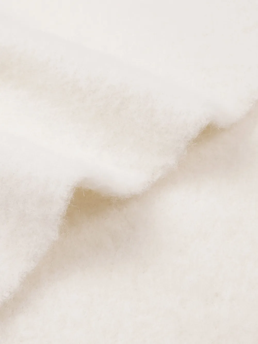 Sporty & Rich Sjaal met franje en logo Wit