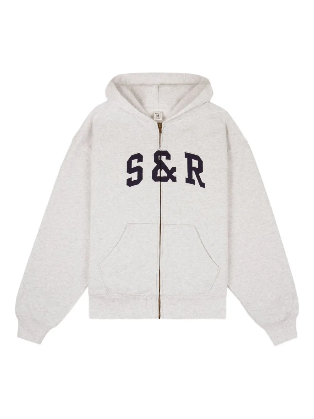 Sporty & Rich zip hoodie - Grau