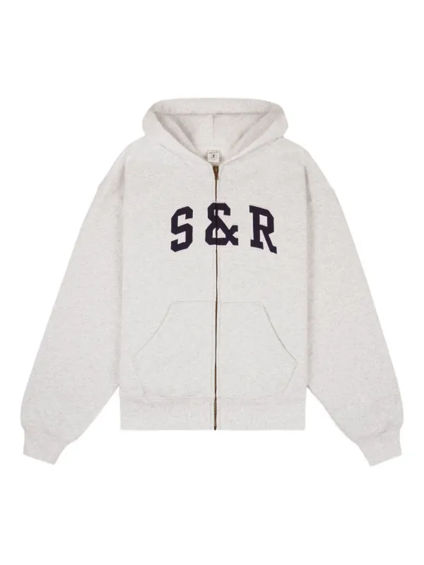 Sporty & Rich S＆R Ivy パーカー | グレー | FARFETCH JP