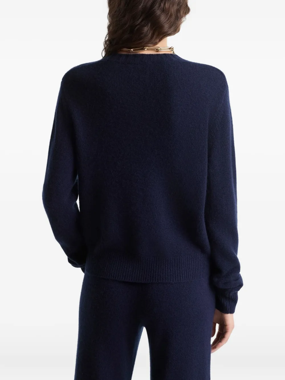 Sporty And Rich Embroidered Sweater In Blue