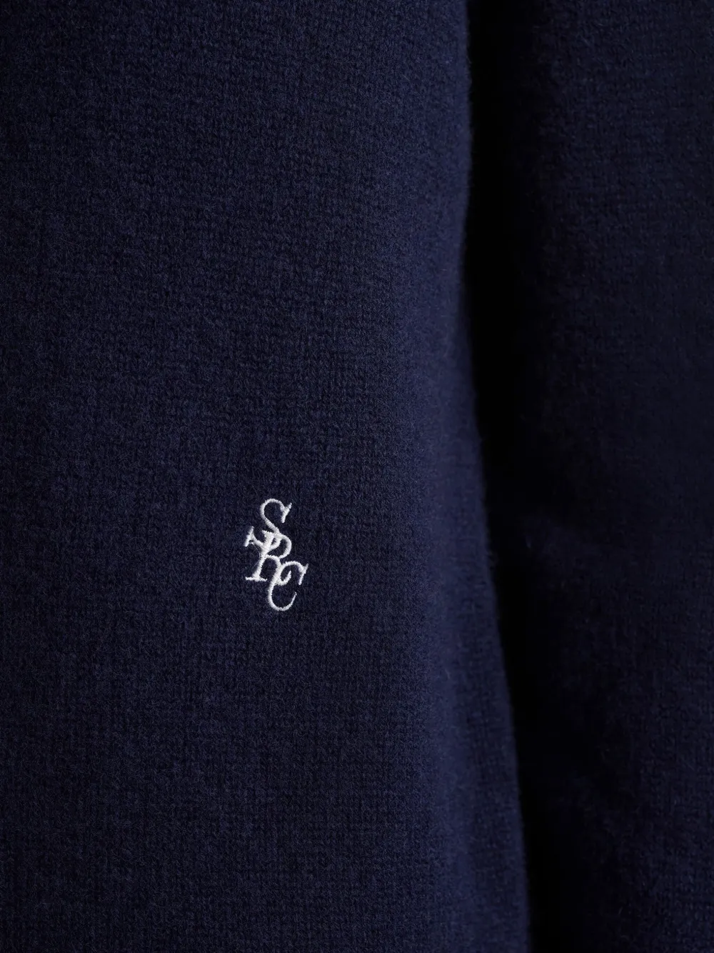 Sporty And Rich Embroidered Sweater In Blue