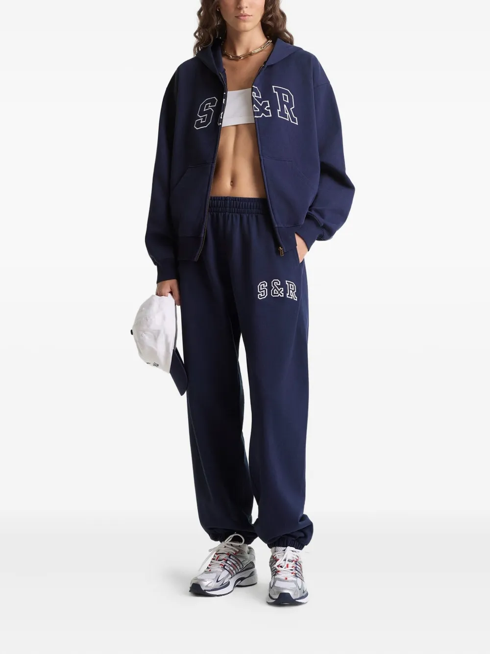 Sporty & Rich Ivy joggingbroek Blauw