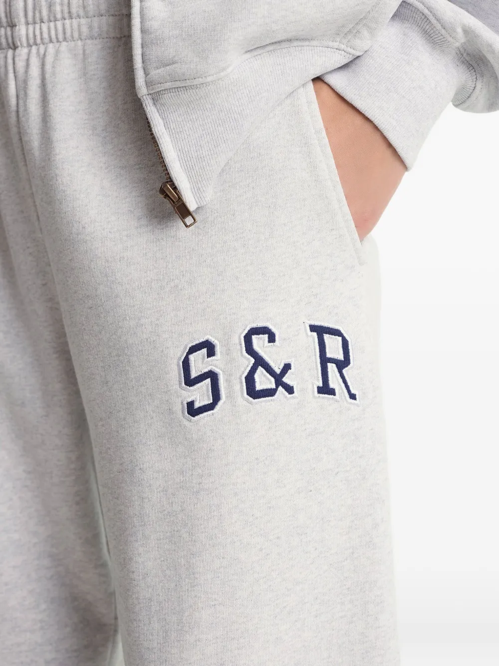 Sporty & Rich Ivy joggingbroek Grijs