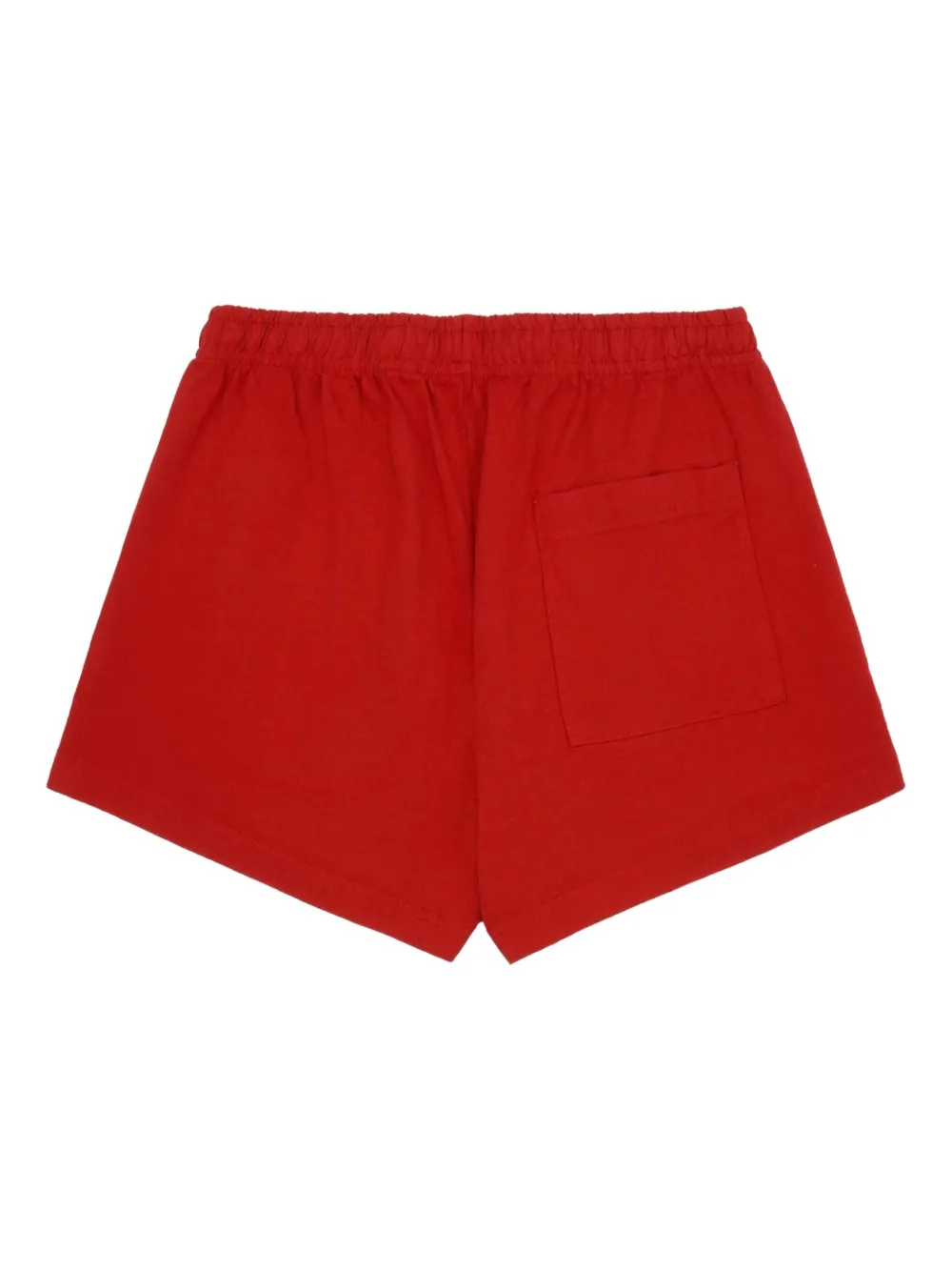 Sporty And Rich Elasticated Logo Shorts In Red