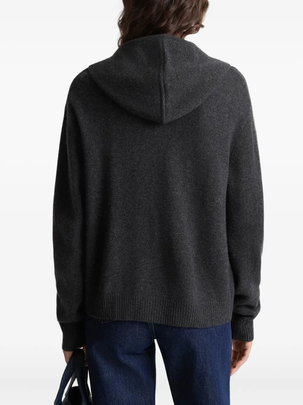 Sporty & Rich Hoodie met rits Grijs