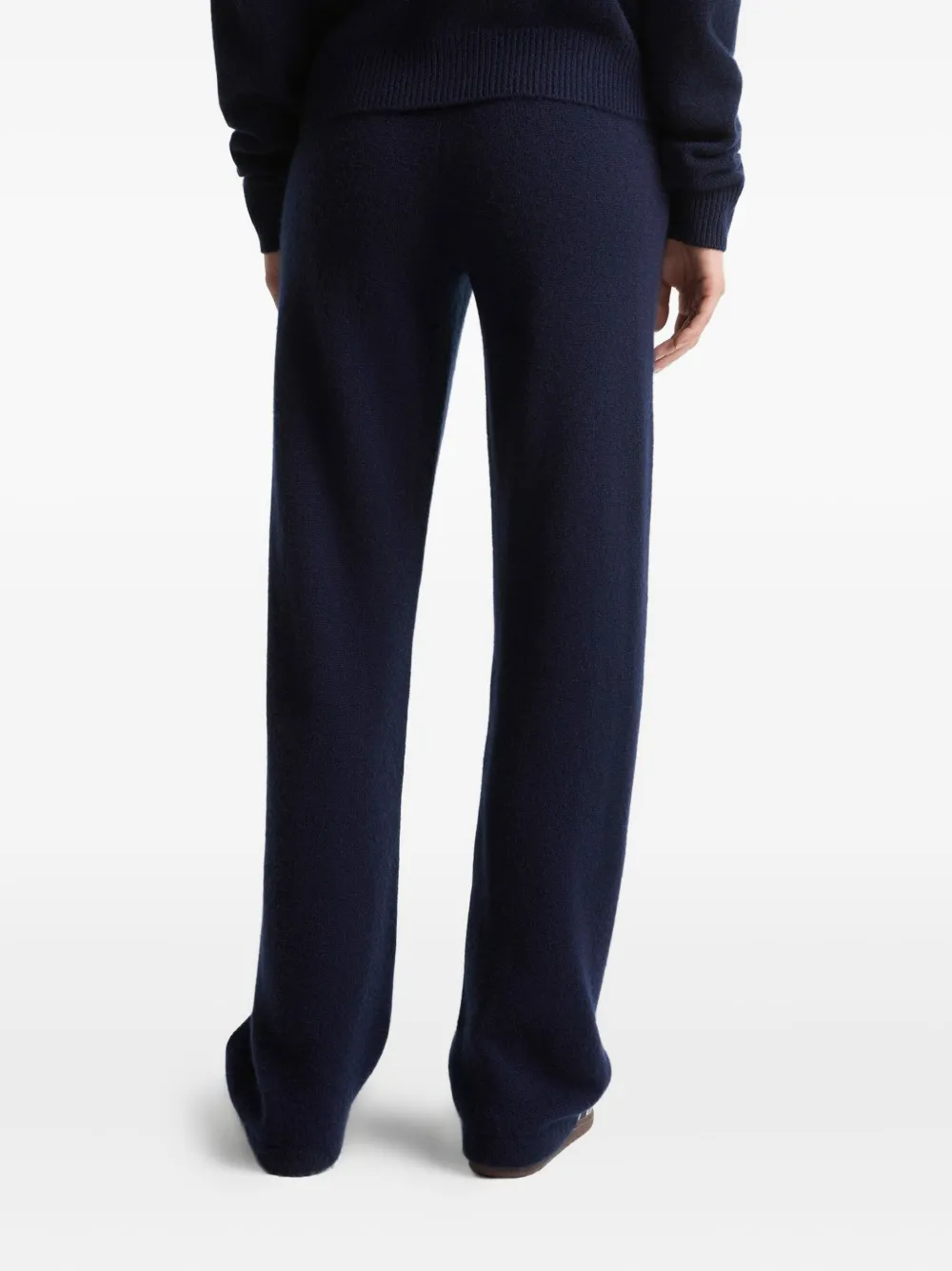 Sporty & Rich Broek met borduurwerk Blauw