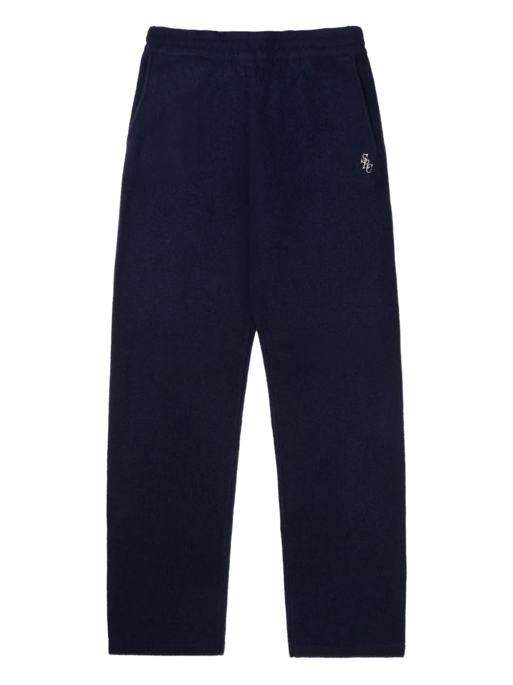 Sporty & Rich embroidery trousers - Blu