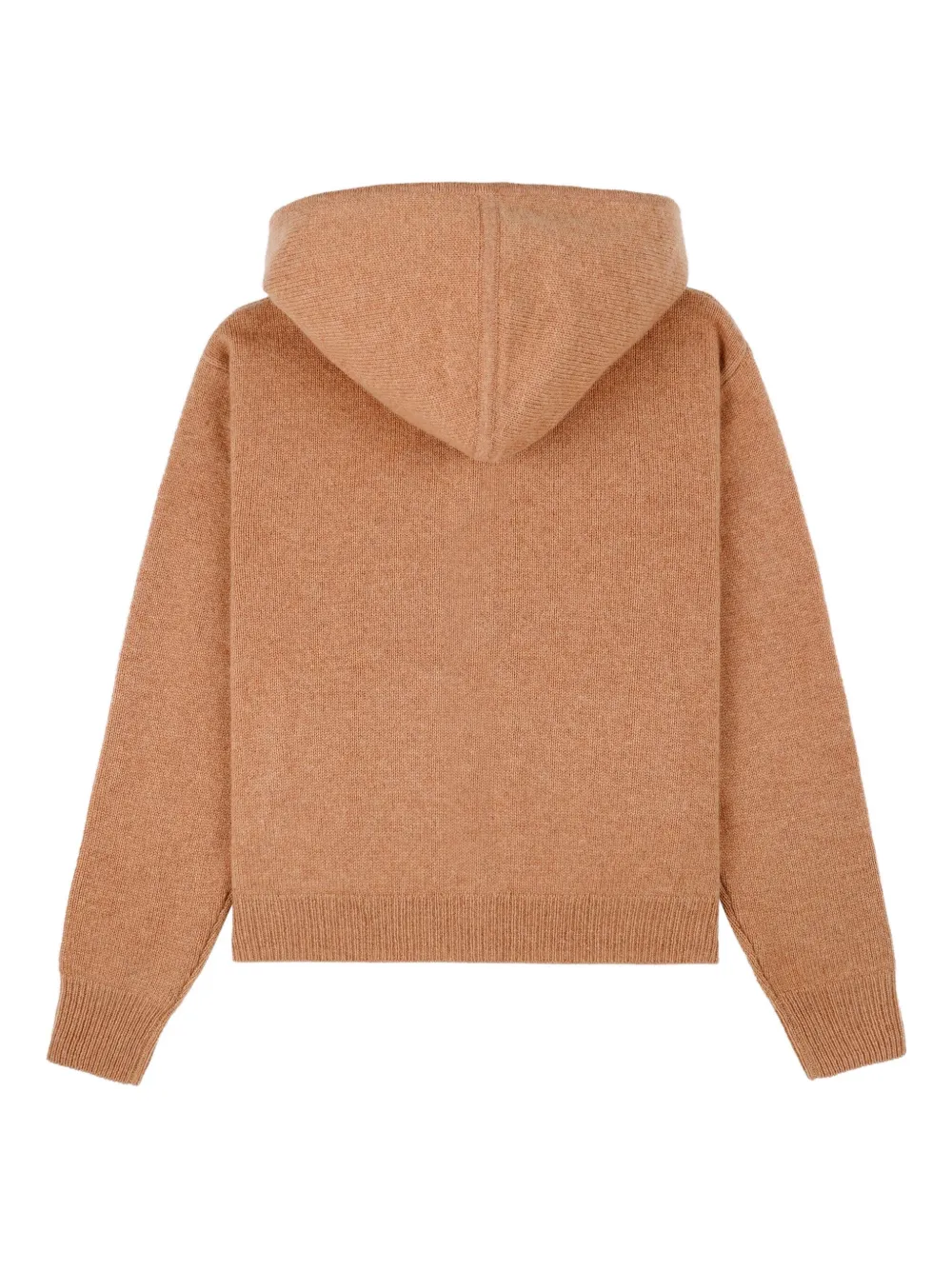 Sporty & Rich Top met borduurwerk en capuchon Beige