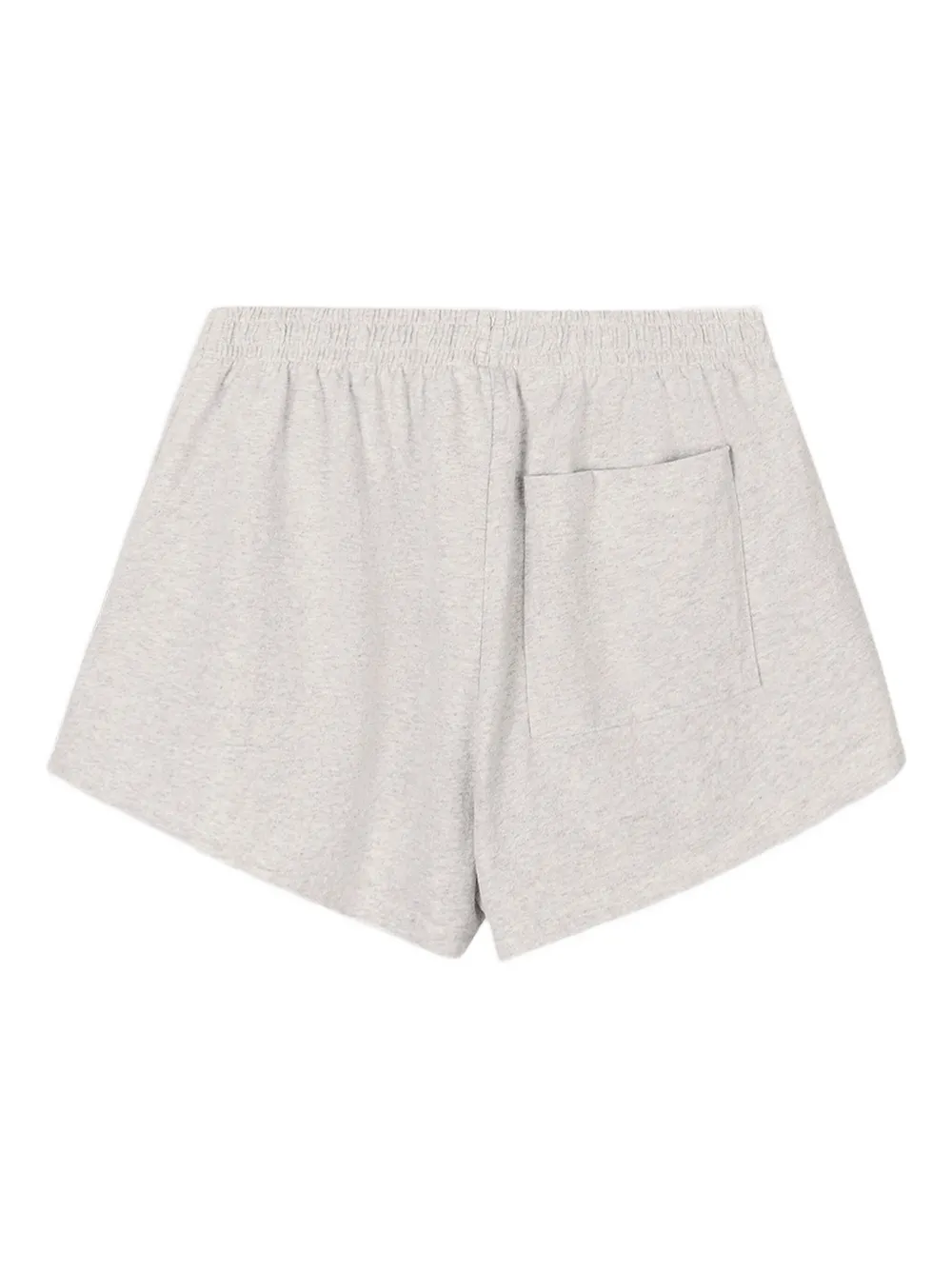 Sporty And Rich Elasticated Logo Shorts In Gray