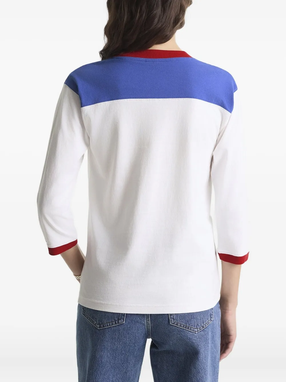 Sporty And Rich Wellness Graphic Top In White