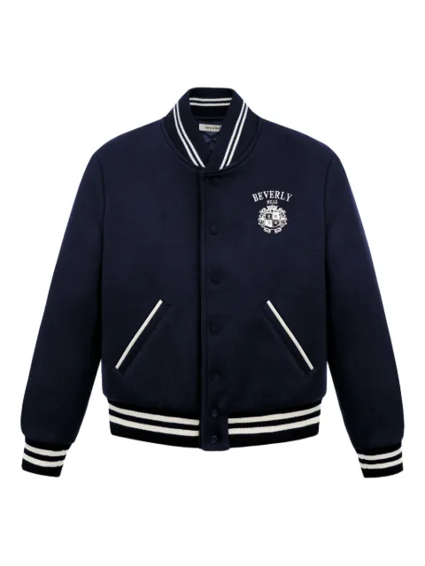 Sporty & Rich striped embroidered jacket