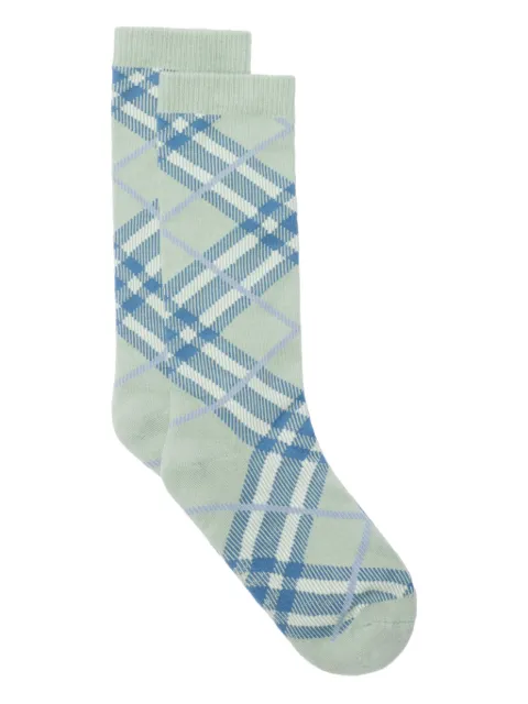 Burberry jacquard check socks