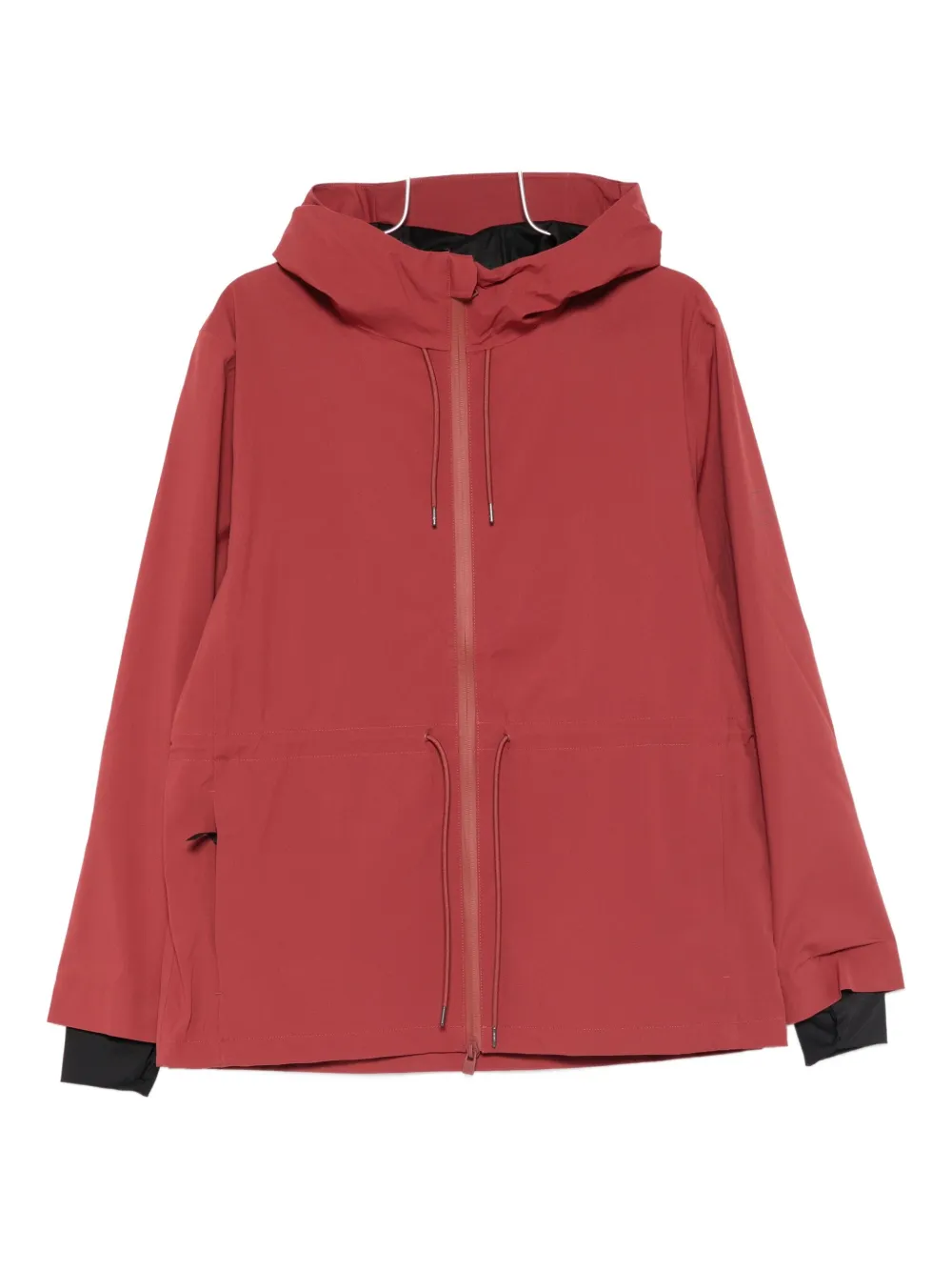 Rains zip-fastening coat - Rosso