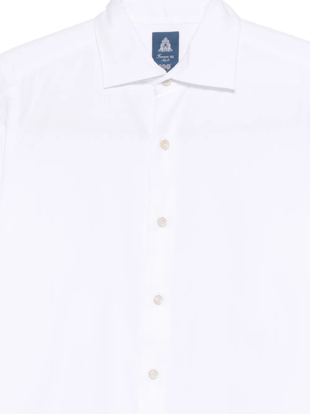 Finamore 1925 Napoli Overhemd Wit
