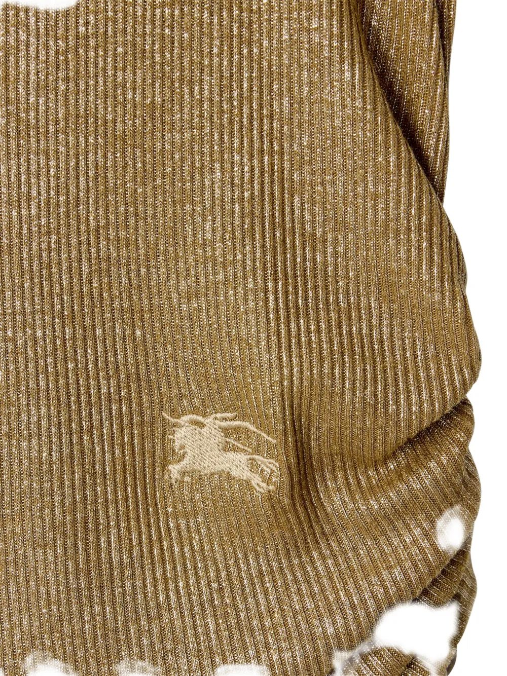 Burberry Logo-embroidered Tank Top In Brown