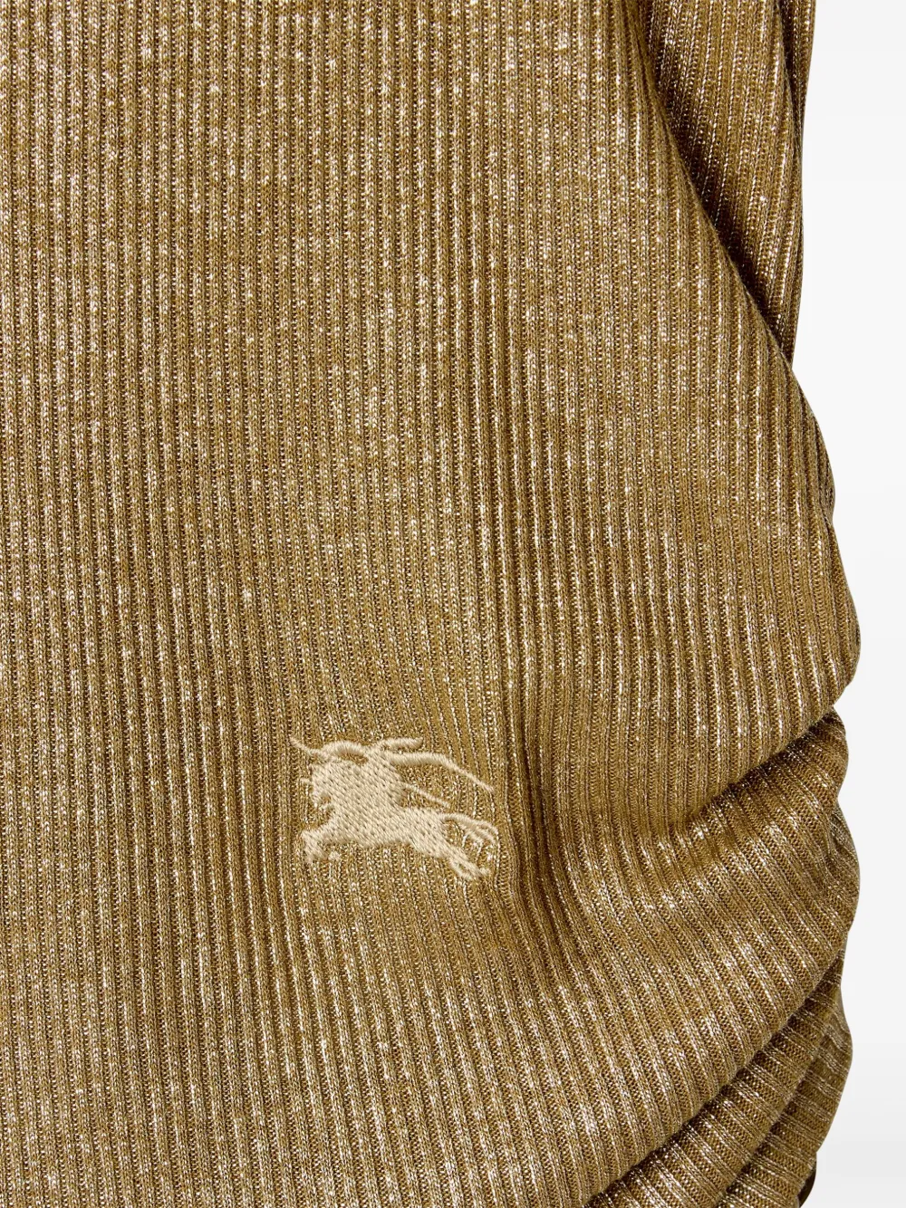 Burberry Tanktop met geborduurd logo Goud