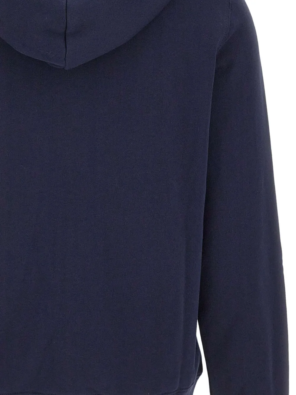 Sun68 Hoodie met rits en logodetail Blauw