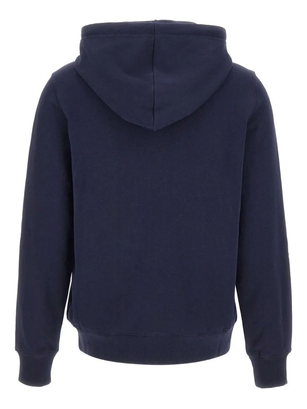 Sun68 zip-up logo-detail hoodie - Blauw