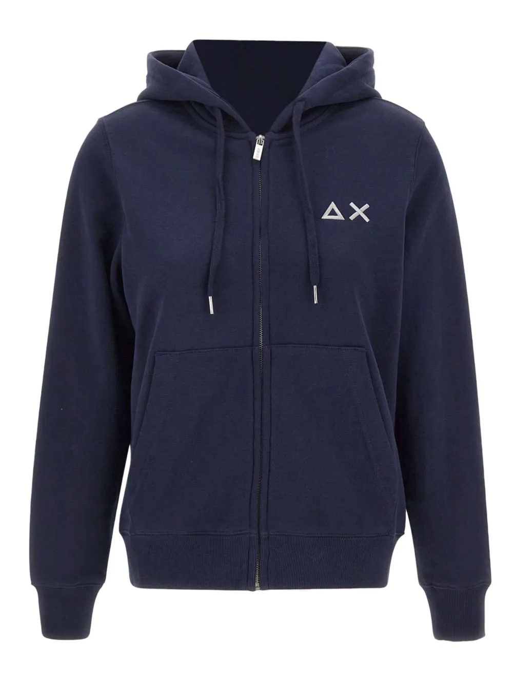 Sun68 Agasalho de capuz com zíper e logo | Azul | Image 1