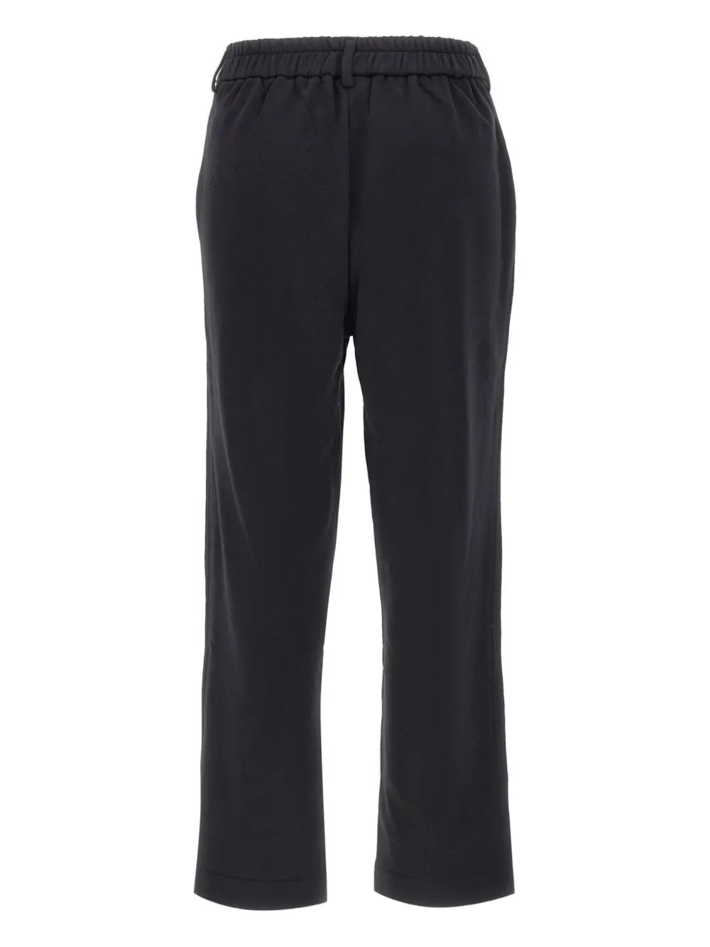 Sun68 pleated logo-detail trousers - Zwart