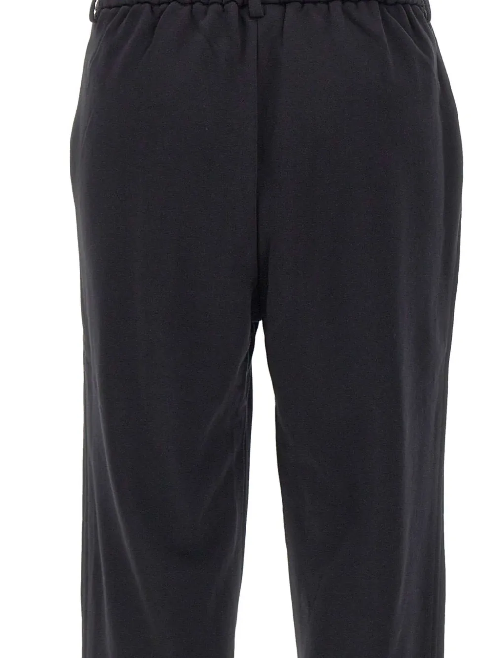 Sun68 Plooibroek met logodetail Zwart