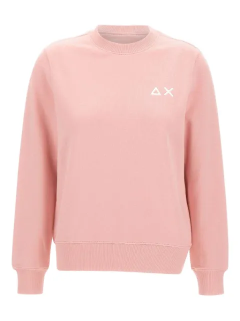 Sun68 logo-embroidered sweatshirt