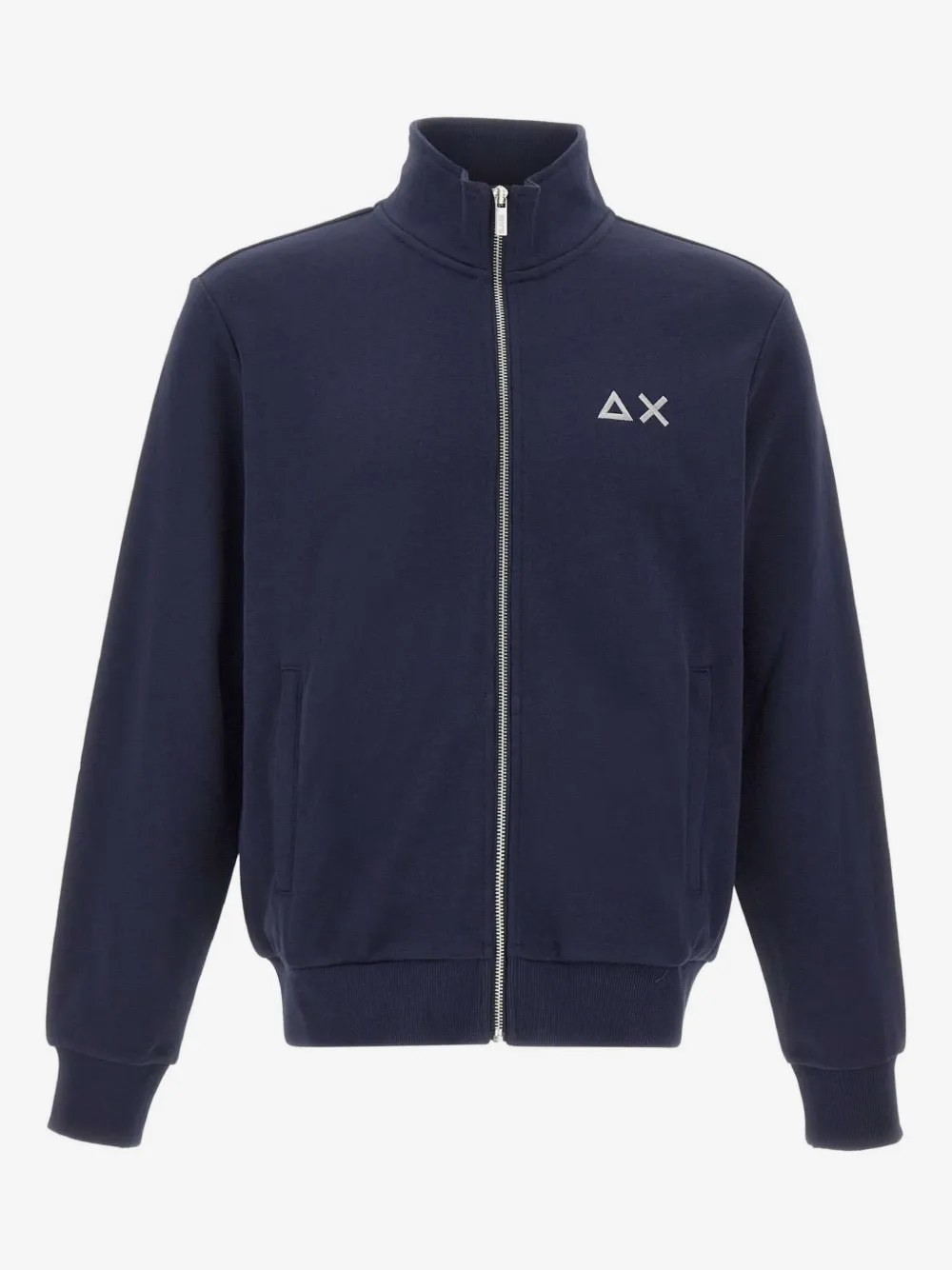 Sun68 zip embroidered sweatshirt | Blue | Image 1