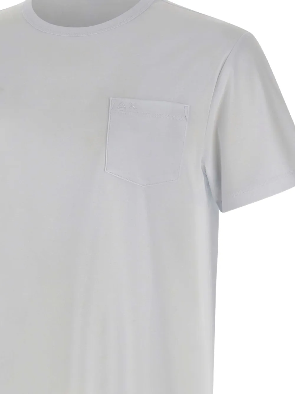 Sun68 T-shirt met zak en logo Wit
