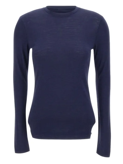 Sun68 playera maga larga con cuello redondo