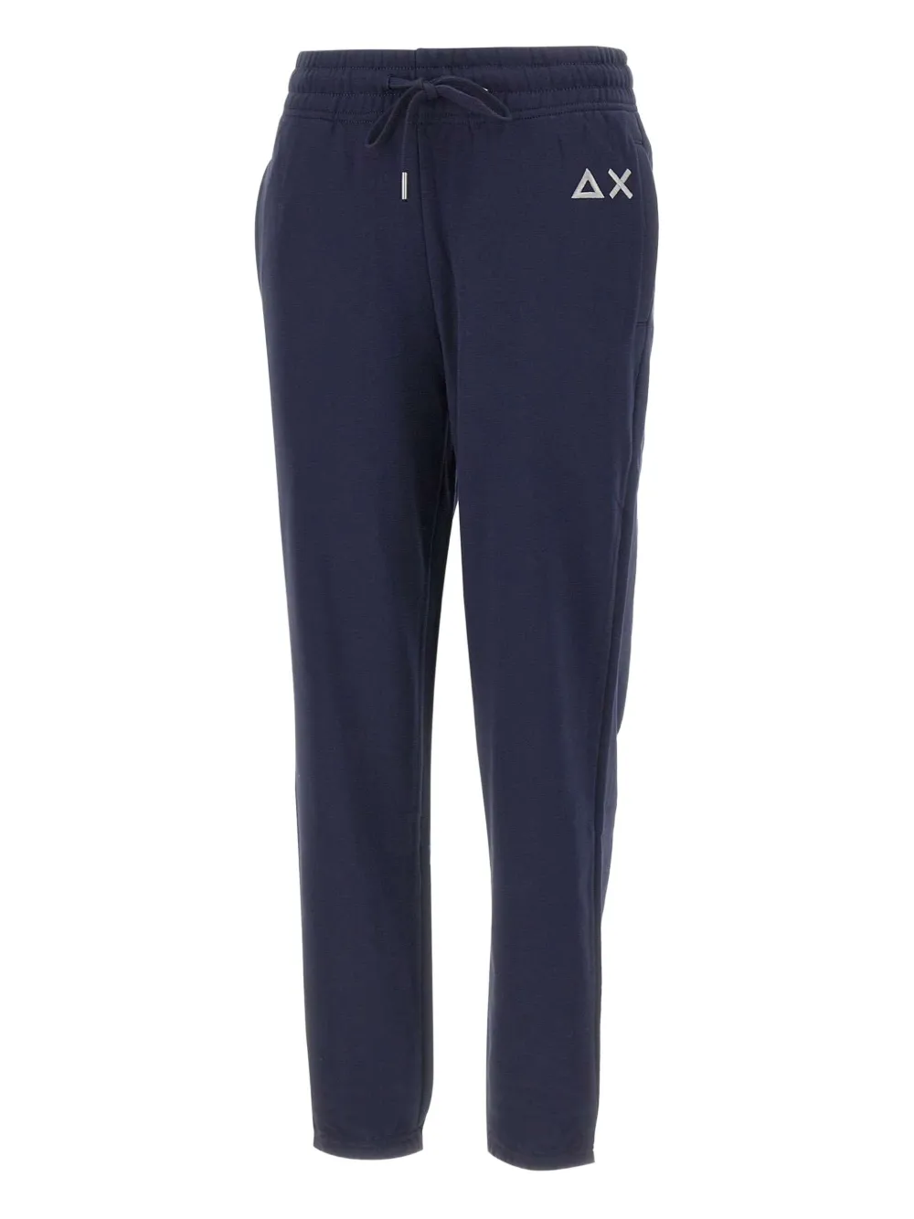 Sun 68 Drawstring Logo-detail Track Pants In Blue