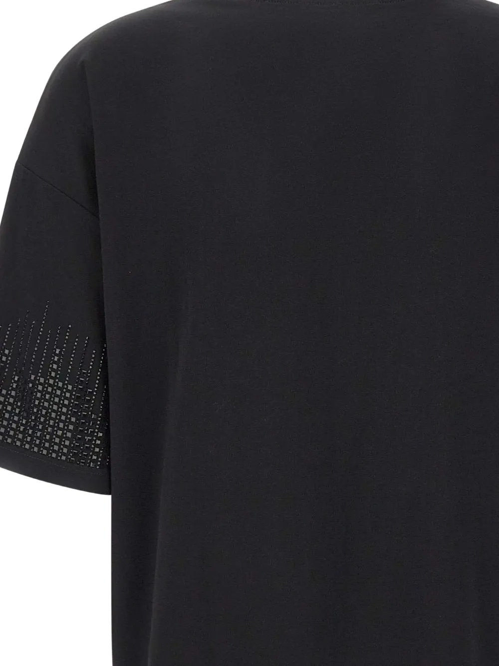 ELENA MIRO` T-shirt met kralendetails Zwart