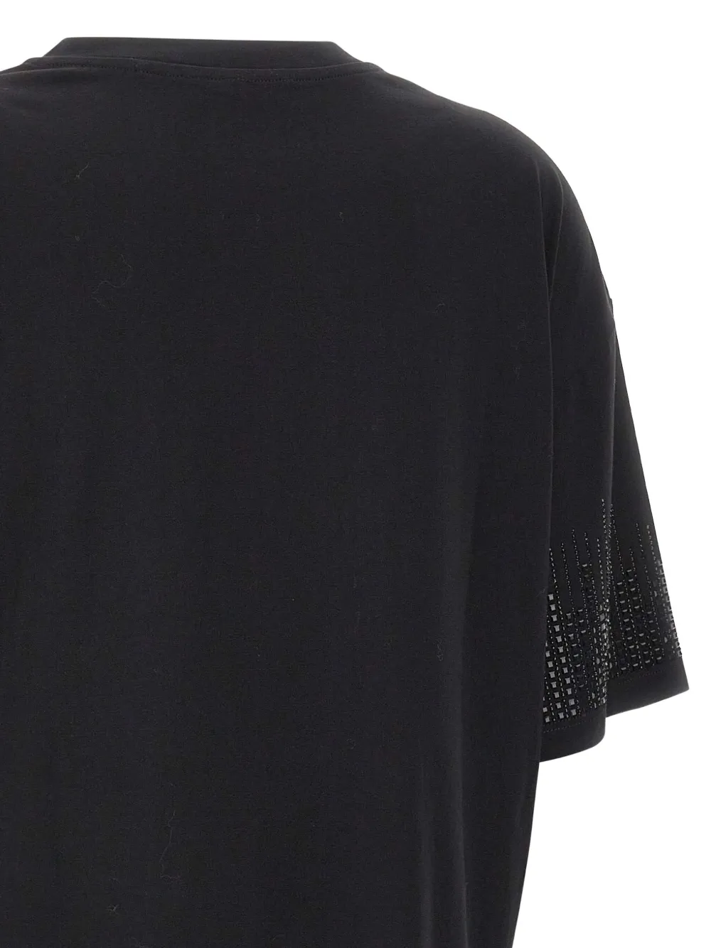ELENA MIRO` T-shirt met kralendetails Zwart