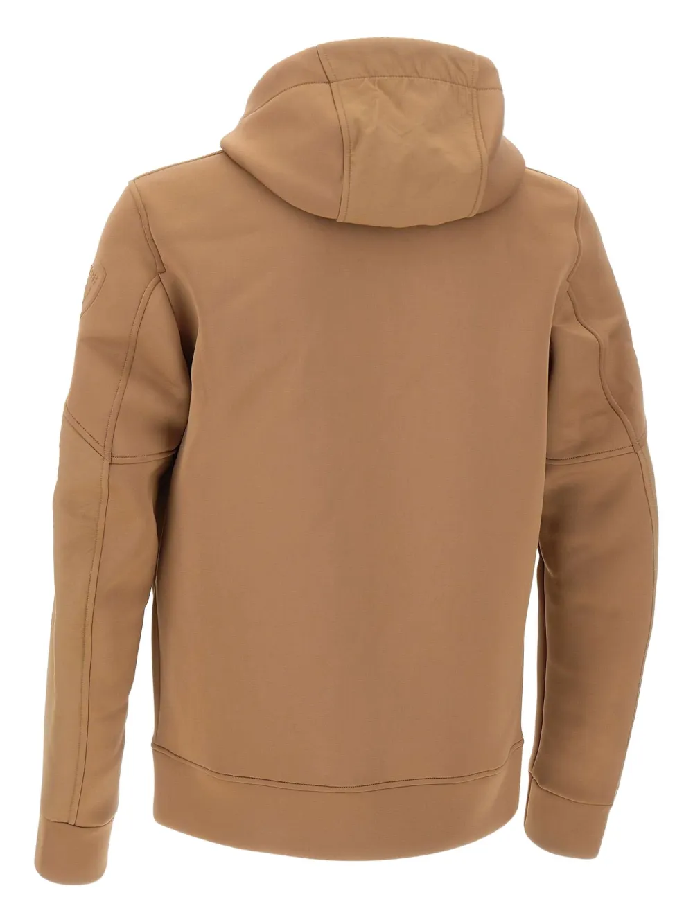 Blauer Jack met capuchon en rits Bruin