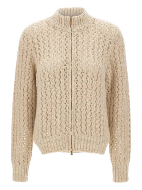 Eleventy Cardigan mit Pailletten