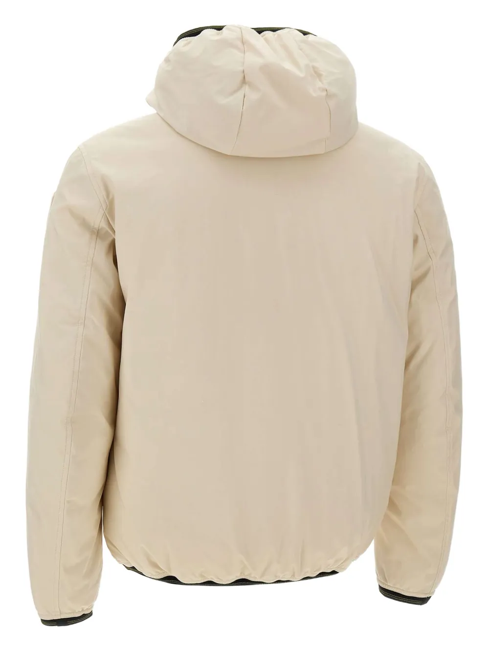 Blauer Jack met capuchon Beige
