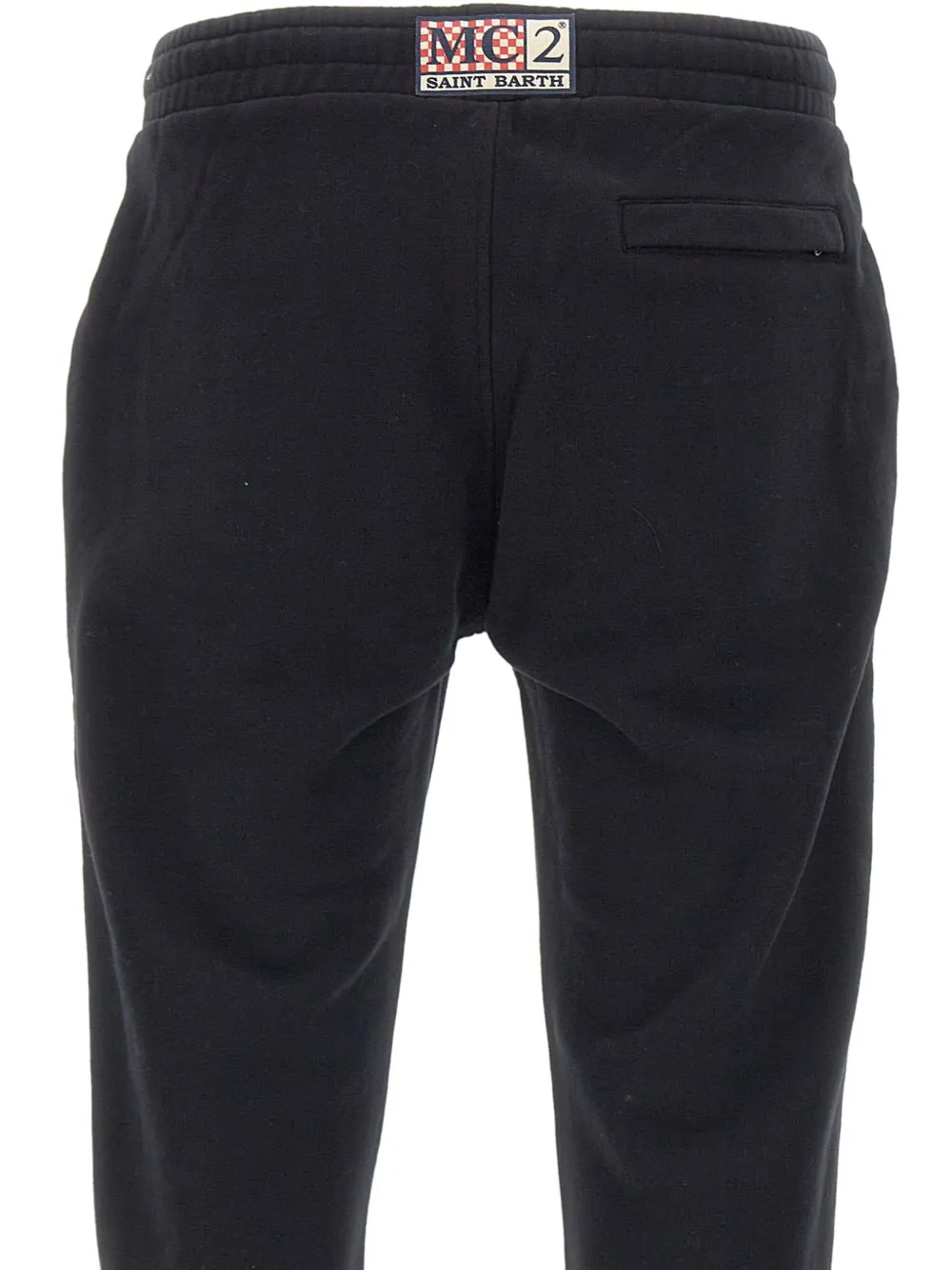 MC2 Saint Barth Trainingsbroek met geborduurd logo en trekkoord Zwart