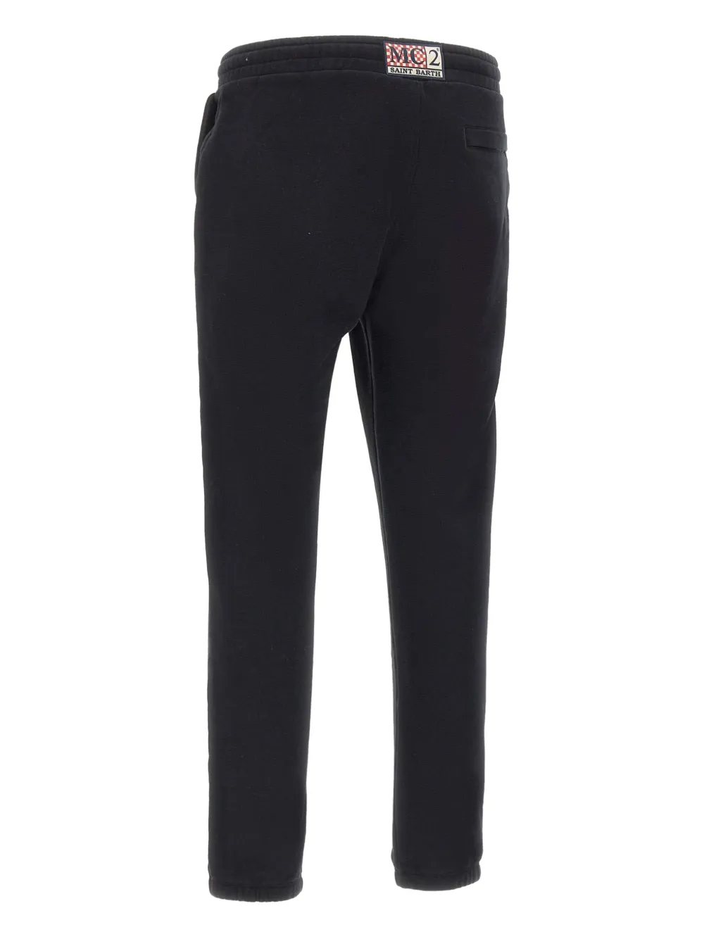 MC2 Saint Barth drawstring logo-embroidered track pants - Zwart