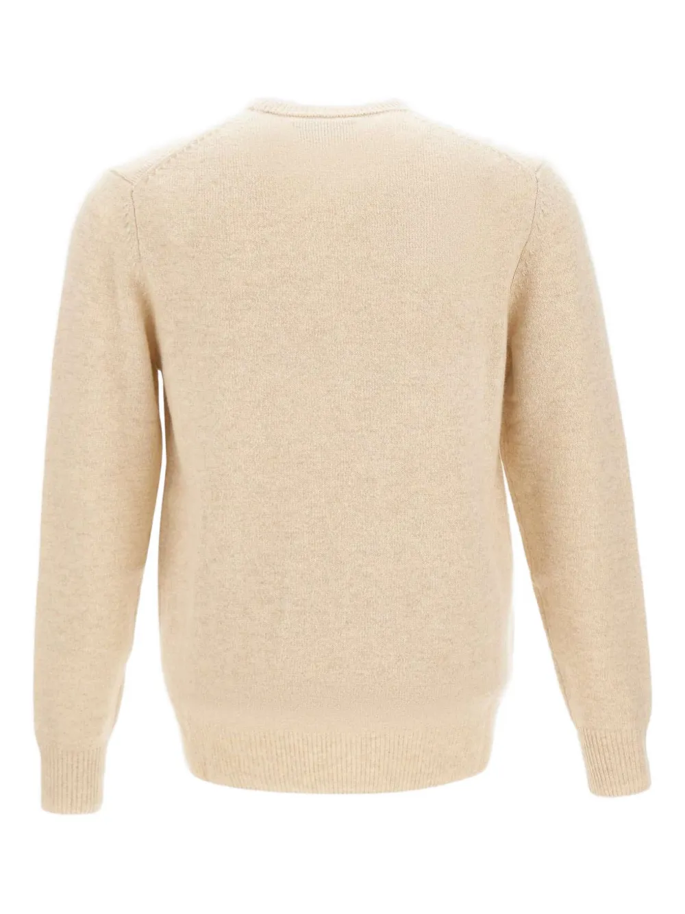 MC2 Saint Barth Sweater met borduurwerk en ronde hals Beige