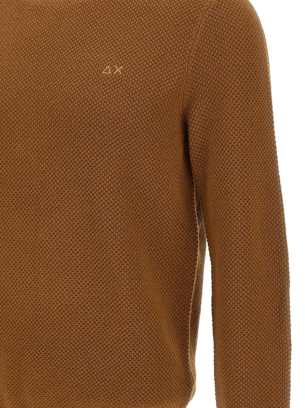 Sun68 Sweater met logo Bruin