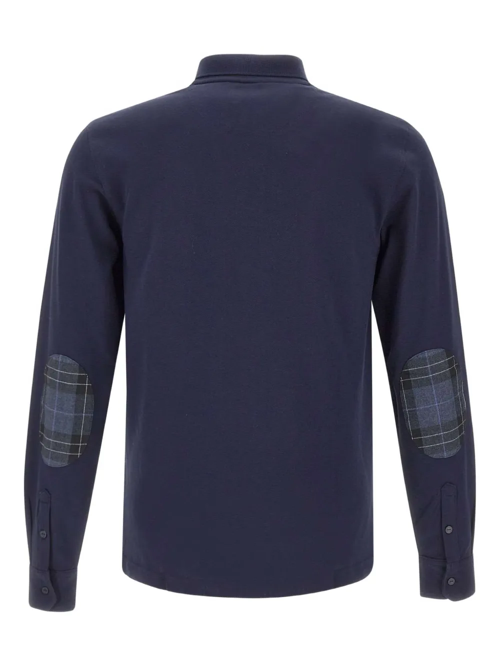 Sun68 エルボーパッチ ポロシャツ - ブルー Sun68 エルボーパッチ ポロシャツ - ブルー