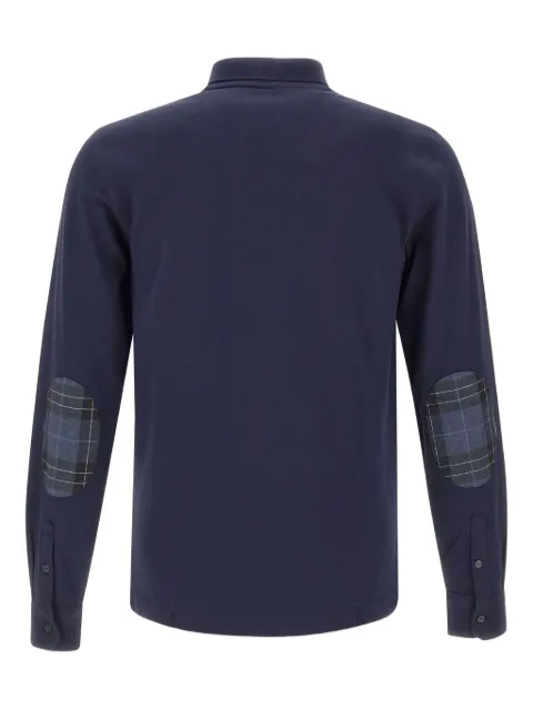 Sun68 قميص بولو بأكمام طويلة ومسند كوع