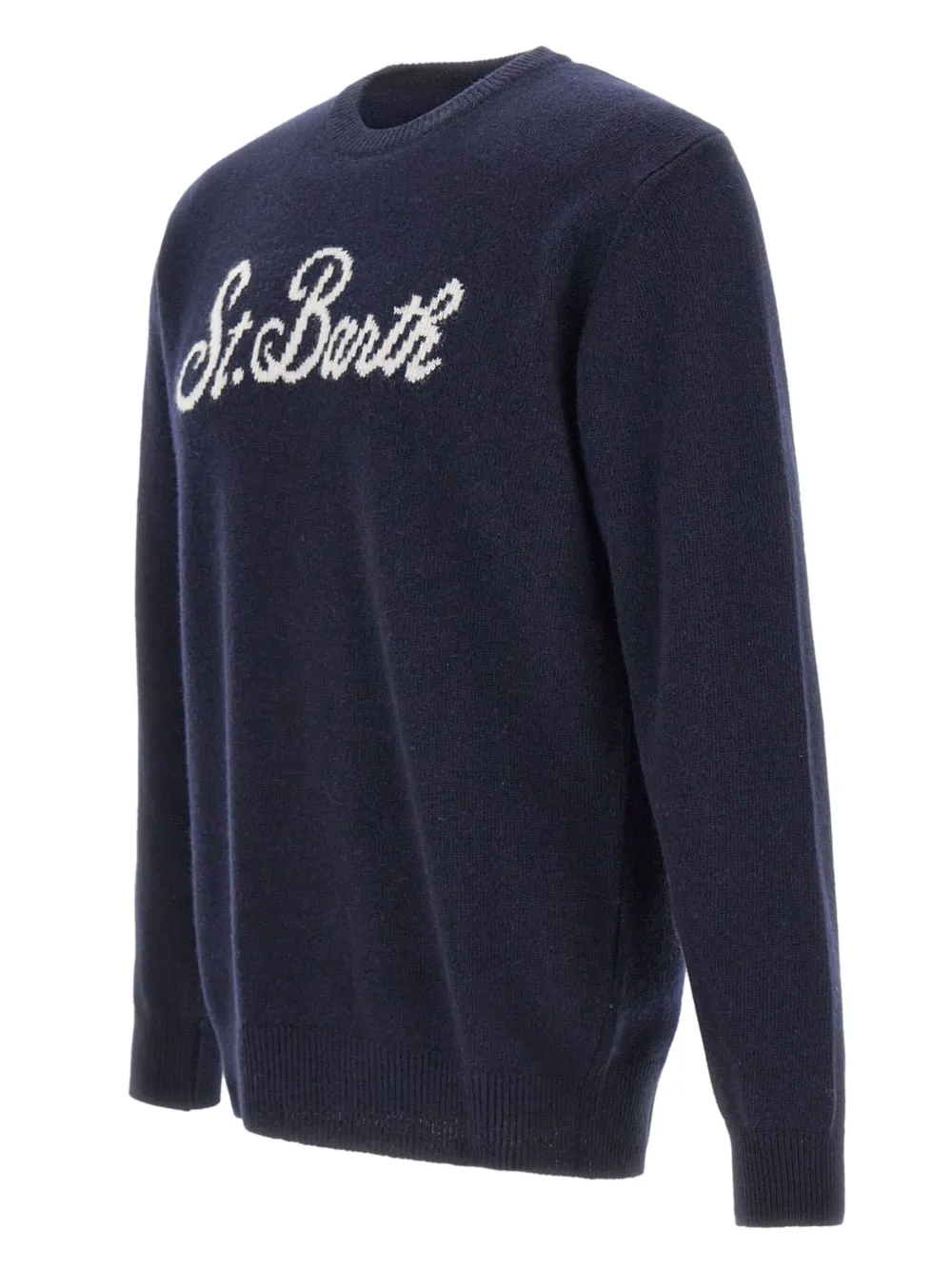 MC2 Saint Barth Trui met geborduurde reiger Blauw