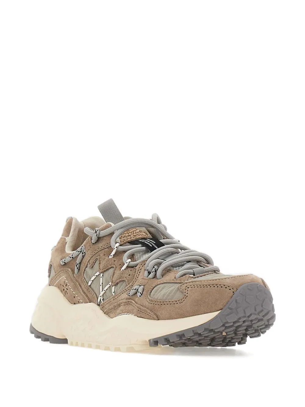 FLOWER MOUNTAIN Yamabushi suède sneakers Beige